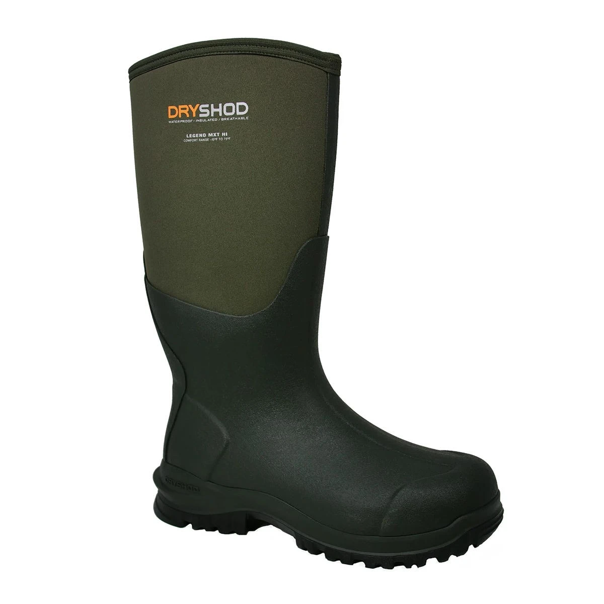 DryShod Boots: Men's LGX-MH-MS Moss/Grey Legend Hi Calf Waterproof Adventure Boot 3 DryShod Boots: Men's LGX-MH-MS Moss/Grey Legend Hi Calf Waterproof Adventure Boot - Image 2