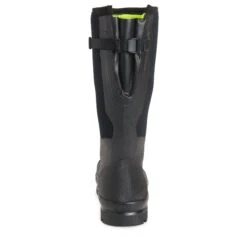 Muck Boots: Men's MCXF STL Black Chore Classic Tall Gusset Wide Calf Steel Toe Waterproof Boot -Men's Work Boots Store mcxf stl black 3 2400x