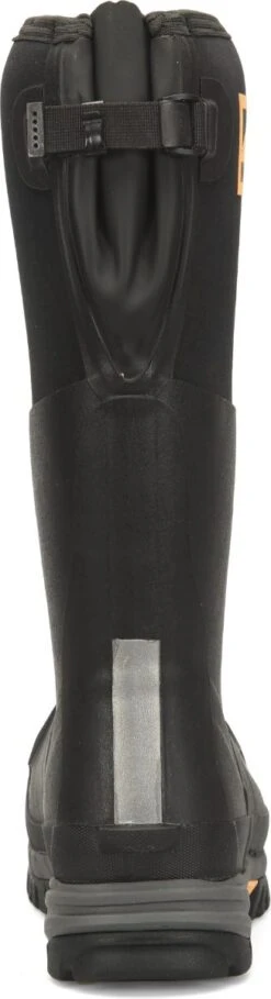 Matterhorn Boots: Men's MT203 Black Steel Toe 16" Mud Jumper Metguard Puncture Resisting Rubber Boot -Men's Work Boots Store mt203 500xauto heel