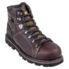 Caterpillar Boots: Alaska 2.0 Steel Toe Men's 90865 Brown 6-Inch Work Boots