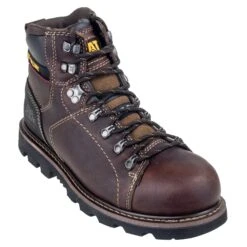 Caterpillar Boots: Alaska 2.0 Steel Toe Men's 90865 Brown 6-Inch Work Boots