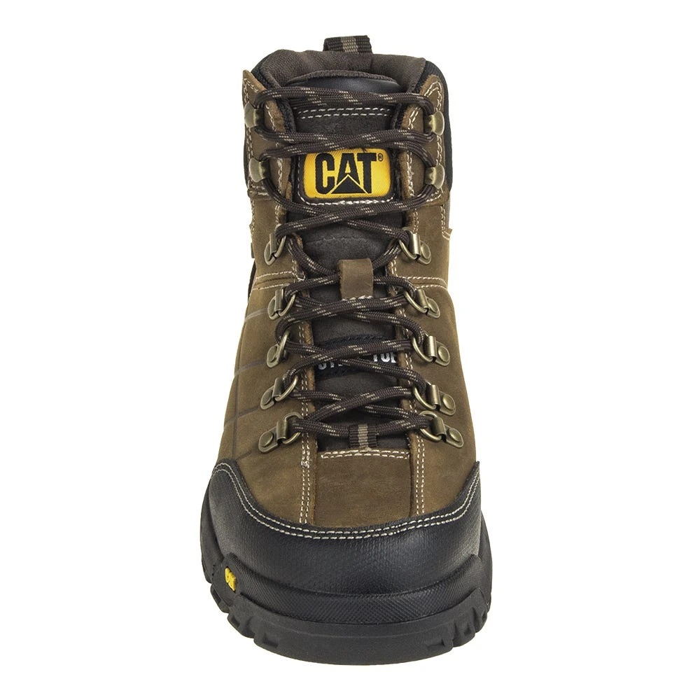 Caterpillar Boots: Men's 6 Inch Brown P90935 Threshold Waterproof Steel Toe Work Boots 6 Caterpillar Boots: Men's 6 Inch Brown P90935 Threshold Waterproof Steel Toe Work Boots - Image 4