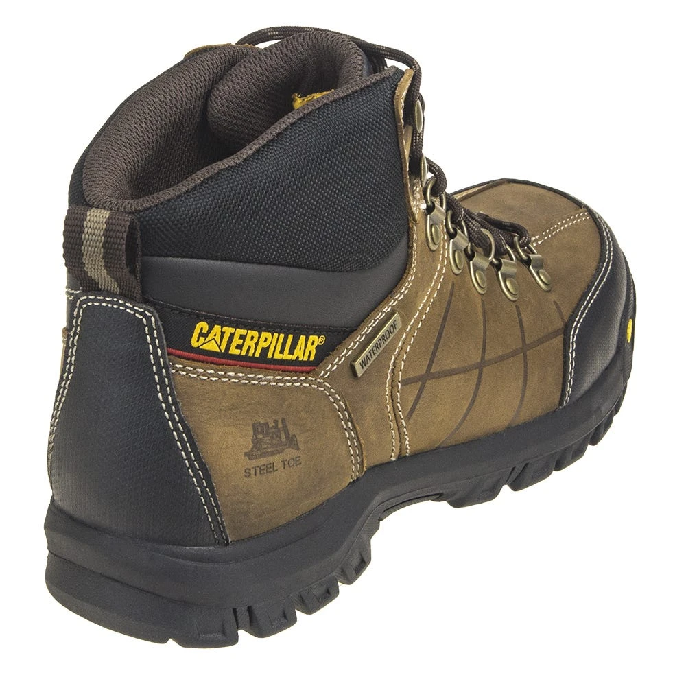 Caterpillar Boots: Men's 6 Inch Brown P90935 Threshold Waterproof Steel Toe Work Boots 3 Caterpillar Boots: Men's 6 Inch Brown P90935 Threshold Waterproof Steel Toe Work Boots