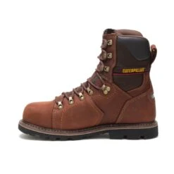 Caterpillar Boots: Men's Alaska 2.0 P90979 Brown Waterproof Thinsulate Steel Toe Boots -Men's Work Boots Store p90979 4