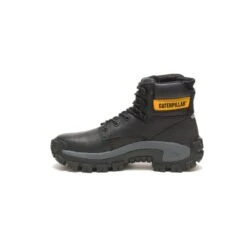 Caterpillar Boots: Men's P91287 Black Steel Toe Invader Hi EH Hiker Work Boot -Men's Work Boots Store p91287 3edit