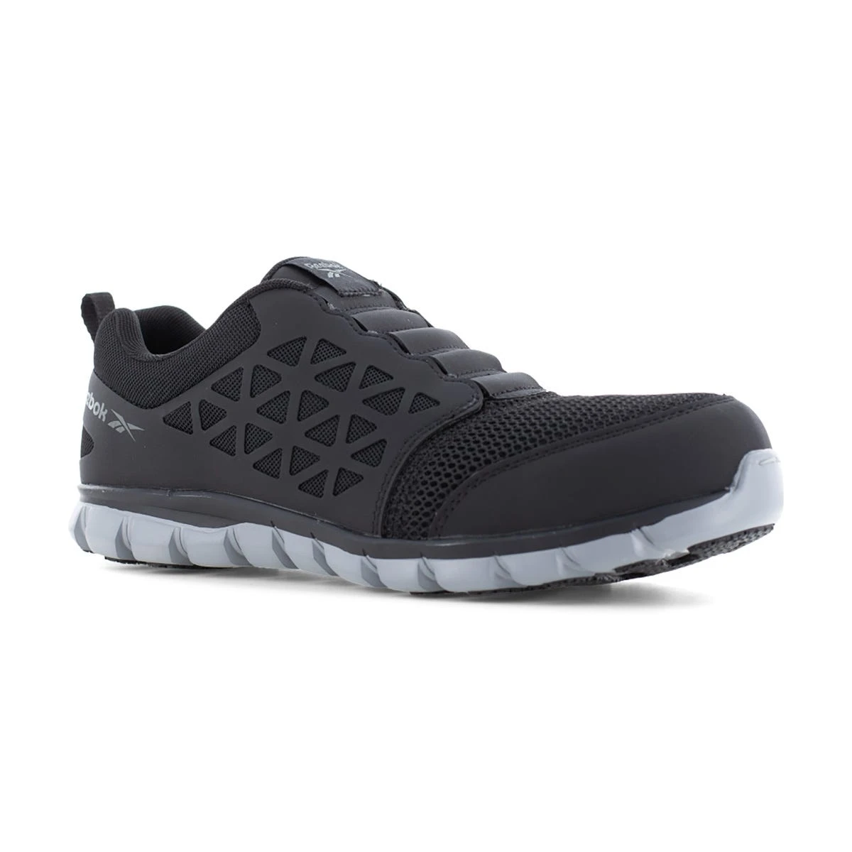 Reebok Shoes: Men's RB4052 Black Composite Toe Sublite Cushion Work Static Dissipating Athletic Work Shoe 3 Reebok Shoes: Men's RB4052 Black Composite Toe Sublite Cushion Work Static Dissipating Athletic Work Shoe