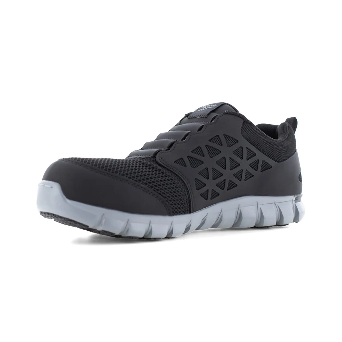 Reebok Shoes: Men's RB4052 Black Composite Toe Sublite Cushion Work Static Dissipating Athletic Work Shoe 5 Reebok Shoes: Men's RB4052 Black Composite Toe Sublite Cushion Work Static Dissipating Athletic Work Shoe - Image 3