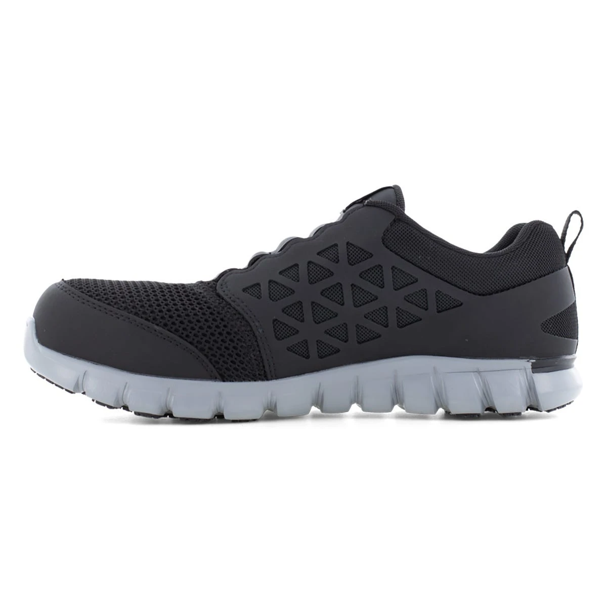Reebok Shoes: Men's RB4052 Black Composite Toe Sublite Cushion Work Static Dissipating Athletic Work Shoe 6 Reebok Shoes: Men's RB4052 Black Composite Toe Sublite Cushion Work Static Dissipating Athletic Work Shoe - Image 4