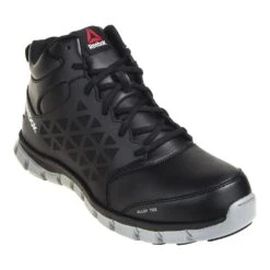 Reebok Shoes: RB4142 Sublite EH Steel Toe Men's Black Athletic Mid Shoes -Men's Work Boots Store rb4142 1 1