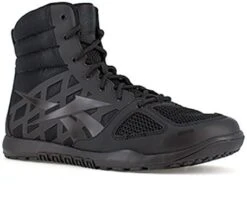 Reebok Boots: Men's RB7120 Black 6 Inch Nano Tactical EH Soft Toe Work Boot