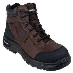 Reebok Boots: Men's Brown RB7755 Composite Toe Trainex Work Boots -Men's Work Boots Store rb7755 1