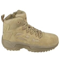 Reebok Boots: Men's Tan RB8694 Rapid Response EH Composite Toe Military Boots -Men's Work Boots Store rb8694 2