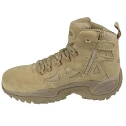 Reebok Boots: Men's Tan RB8694 Rapid Response EH Composite Toe Military Boots -Men's Work Boots Store rb8694 4