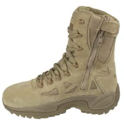 Reebok Boots: Men's Tan RB8894 Rapid Response EH Composite Toe Military Boots -Men's Work Boots Store rb8894 4