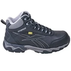 Reebok Boots: Men's RB1067 Black Met Guard Waterproof Composite Toe Boots -Men's Work Boots Store reebok rb1067 o 01