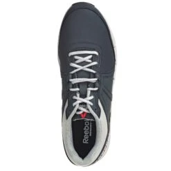 Reebok Shoes: Men's Navy Blue RB3502 EH Steel Toe Grey Guide Performance Cross Trainers -Men's Work Boots Store reebok rb3502 t 01