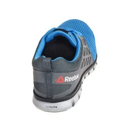 Reebok Shoes: ESD Men's RB4040 Alloy Toe Blue/Grey Sublite Cushion Athletic Oxfords -Men's Work Boots Store reebok rb4040 b 01