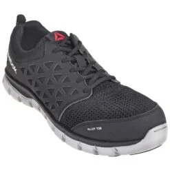 Reebok Shoes: Men's RB4041 Black EH Alloy Toe Athletic Oxford Slip-Resistant Shoes -Men's Work Boots Store reebok rb4041 p 01