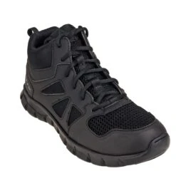 Reebok Boots: Women's Black RB805 EH Sublite Cushion Mid Tactical Boots -Men's Work Boots Store reebok rb8405 p 01 1