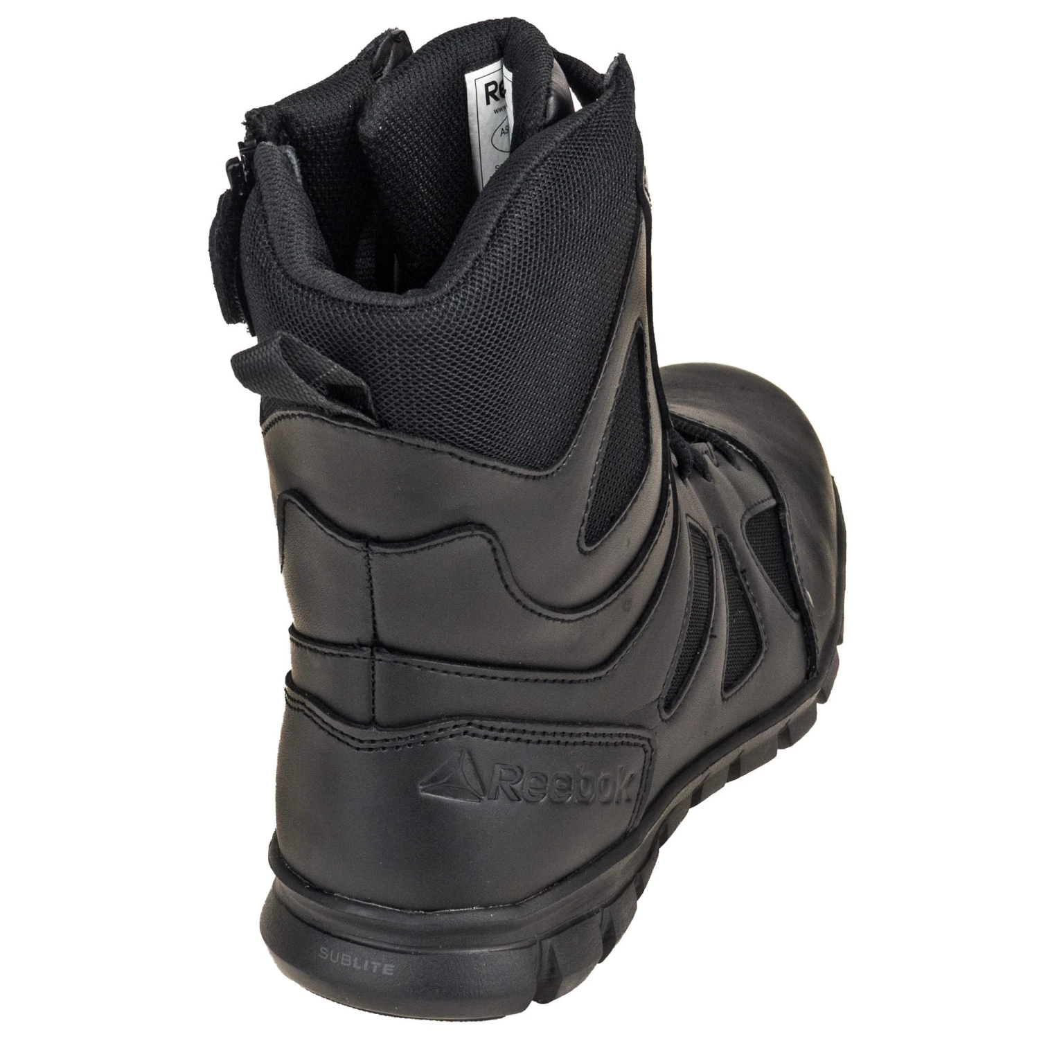 Reebok Boots: Men's RB8805 Black EH Non-Metallic Tactical Sublite Cushion Boots 4 Reebok Boots: Men's RB8805 Black EH Non-Metallic Tactical Sublite Cushion Boots - Image 2