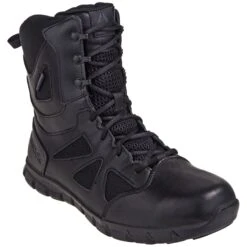 Reebok Boots: Sublite Waterproof Men's Black RB8806 EH 8-Inch Tactical Boots -Men's Work Boots Store reebok rb8806 p 01 1