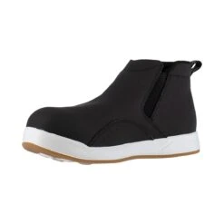 Reebok Boots: Women's RB256 Black White Composite Toe High Top EH Work Boot -Men's Work Boots Store reebok rb256 ever road 3.0 dmx work 03edit