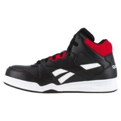 Reebok Shoes: Men's RB4132 Black/Red Composite Toe EH Slip Resistant High Top Work Sneaker -Men's Work Boots Store reebok rb4132 bb4500 work 04