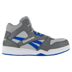 Reebok Shoes: Men's RB4135 Grey/Cobalt Blue Composite Toe Slip Resistant High Top Sneaker 9 Reebok Shoes: Men's RB4135 Grey/Cobalt Blue Composite Toe Slip Resistant High Top Sneaker -Men's Work Boots Store reebok rb4135 bb4500 01 1