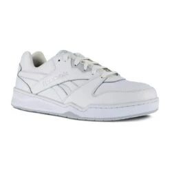 Reebok Shoes: Men's RB4161 White/Grey Composite Toe Slip Resistant Low Cut Work Sneaker