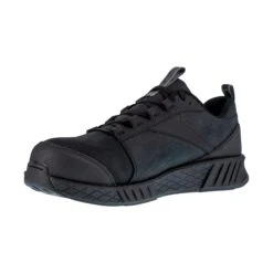 Reebok Shoes: Men's RB4300 Black Fusion Formidable Composite Toe Slip Resistant Athletic Shoe -Men's Work Boots Store reebok rb4300 fusion formidable work 03