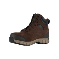 Reebok Boot: Men's RB4606 Brown Sublite Cushion EH Composite Toe Slip Resistant Waterproof Work Boot 9 Reebok Boot: Men's RB4606 Brown Sublite Cushion EH Composite Toe Slip Resistant Waterproof Work Boot -Men's Work Boots Store reebok rb4606 sublite cushion work 03