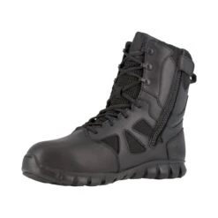 Reebok Boots: Men's RB8807 Black Duty Sublite EH Composite Toe Military Boot -Men's Work Boots Store reebok rb8807 sublite cushion tactical 03