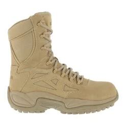 Reebok Boots: Men's Tan RB8895 Rapid Response Non Metallic Military Boots -Men's Work Boots Store reebok rb8895 rapid response rb 01 1
