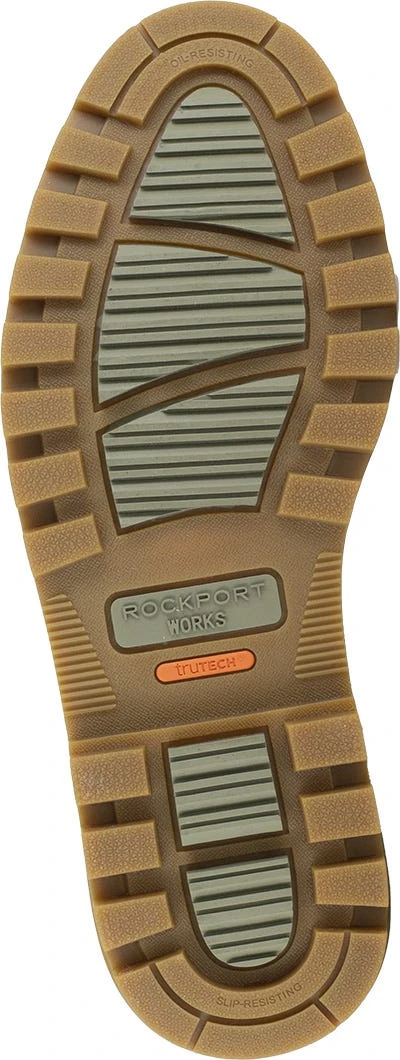 Rockport Works Boots: Men's RK6710 Brown Alloy Toe Weather EH Mocassin Work Boot 4 Rockport Works Boots: Men's RK6710 Brown Alloy Toe Weather EH Mocassin Work Boot - Image 2