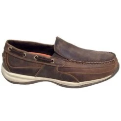 Rockport Works Shoes: Men's Steel Toe Boat Shoes RK6737 -Men's Work Boots Store rk6737st rockporto 01
