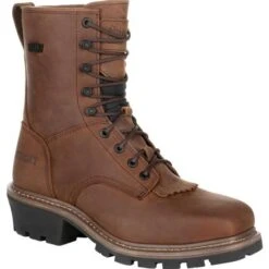 Rocky Footwear: Men's RKK0277 Waterproof Composite Square Toe Logger Work Boots -Men's Work Boots Store rkk0277