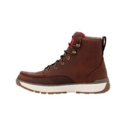 Rocky Boots: Men's RKK0435 Tobacco Composite Toe 6" Rebound Wedge Waterproof Work Boot -Men's Work Boots Store rkk0434 4edit 1