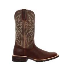 Rocky Boots: Men's RKW0405 Brown Soft Toe 12" Tall Oaks Western Pull On Boot 10 Rocky Boots: Men's RKW0405 Brown Soft Toe 12" Tall Oaks Western Pull On Boot -Men's Work Boots Store rkw0405 6edit