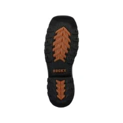 Rocky Boots: Men's RKW0407 Dark Brown Composite Square Toe Rams Horn Western Boot 15 Rocky Boots: Men's RKW0407 Dark Brown Composite Square Toe Rams Horn Western Boot -Men's Work Boots Store rkw0407 5edit