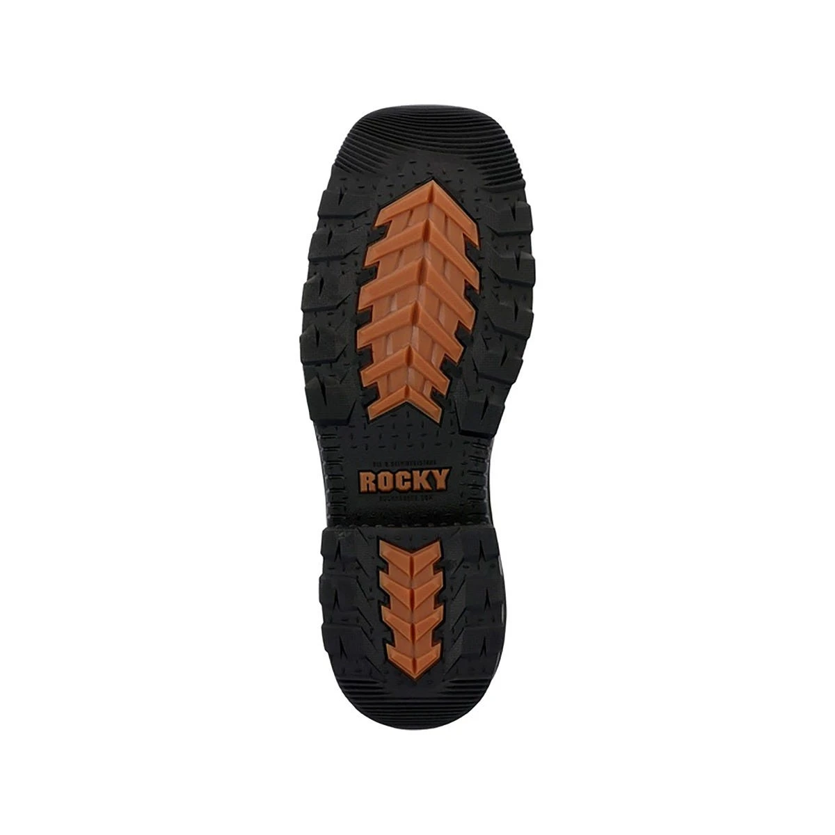 Rocky Boots: Men's RKW0407 Dark Brown Composite Square Toe Rams Horn Western Boot 9 Rocky Boots: Men's RKW0407 Dark Brown Composite Square Toe Rams Horn Western Boot - Image 7