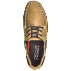 Rockport Works RK6734 Men's Internal Met Guard Steel Toe Boat Shoes -Men's Work Boots Store rockport rk6734 t 01