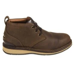 Rockport Works Shoes: Men's RK2801 Brown Prestige Point Steel Toe Chukka -Men's Work Boots Store rockport rk2801 o 001