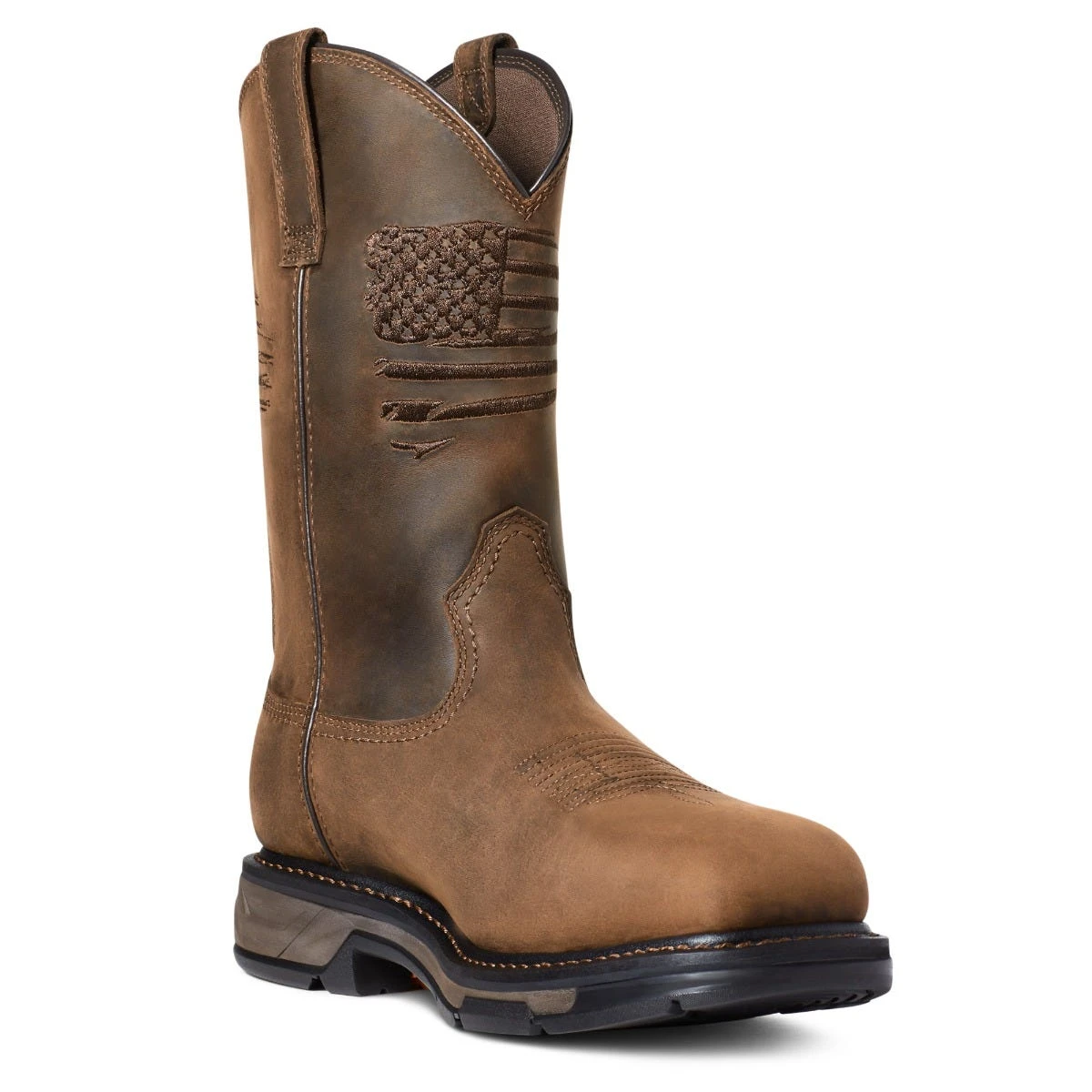 Ariat Boots: Men's 10036002 Brown Carbon Toe WorkHog XT Patriot Waterproof Work Boot 3 Ariat Boots: Men's 10036002 Brown Carbon Toe WorkHog XT Patriot Waterproof Work Boot