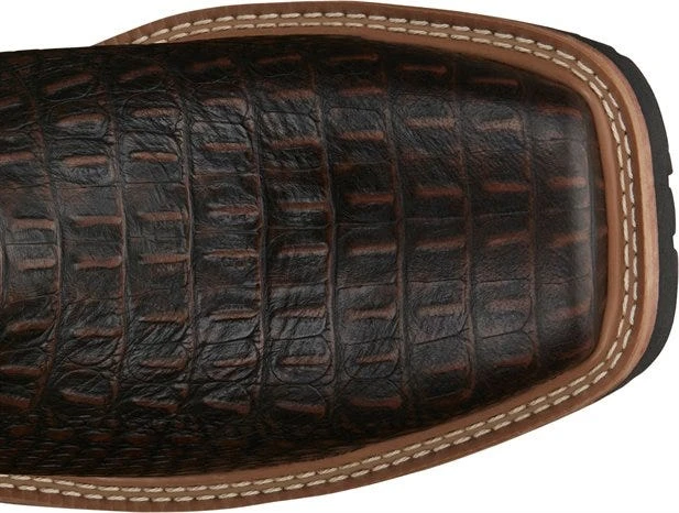 Justin Boots: Men's SE4833 Brown Composite Square Toe Derrickman Cowboy Work Boot 8 Justin Boots: Men's SE4833 Brown Composite Square Toe Derrickman Cowboy Work Boot - Image 6