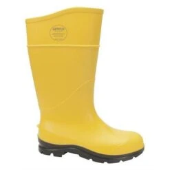 Servus Boots: Men's 18835 Yellow Black Steel Toe Waterproof PVC 14IN Boot -Men's Work Boots Store servus 18835 jpg small