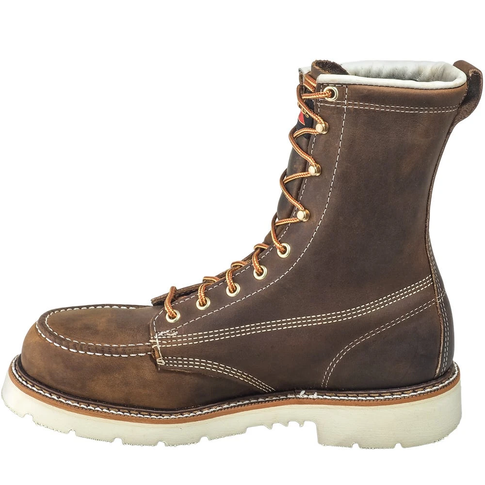 Thorogood Boots: Men's Steel Toe 804-4378 EH USA-Made Brown Work Boots 6 Thorogood Boots: Men's Steel Toe 804-4378 EH USA-Made Brown Work Boots - Image 4