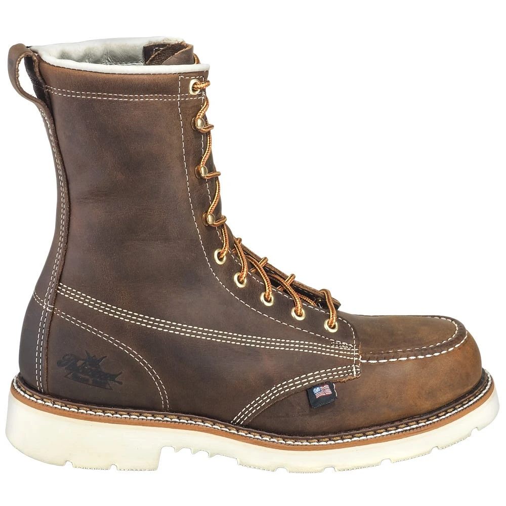 Thorogood Boots: Men's Steel Toe 804-4378 EH USA-Made Brown Work Boots 7 Thorogood Boots: Men's Steel Toe 804-4378 EH USA-Made Brown Work Boots - Image 5