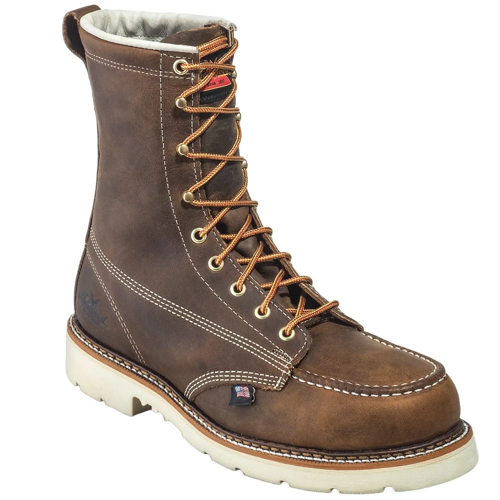 Thorogood Boots: Men's Steel Toe 804-4378 EH USA-Made Brown Work Boots 8 Thorogood Boots: Men's Steel Toe 804-4378 EH USA-Made Brown Work Boots - Image 6