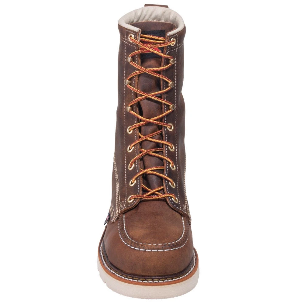 Thorogood Boots: Men's 804-4478 USA-Made Brown EH Steel Toe Work Boots 7 Thorogood Boots: Men's 804-4478 USA-Made Brown EH Steel Toe Work Boots - Image 5