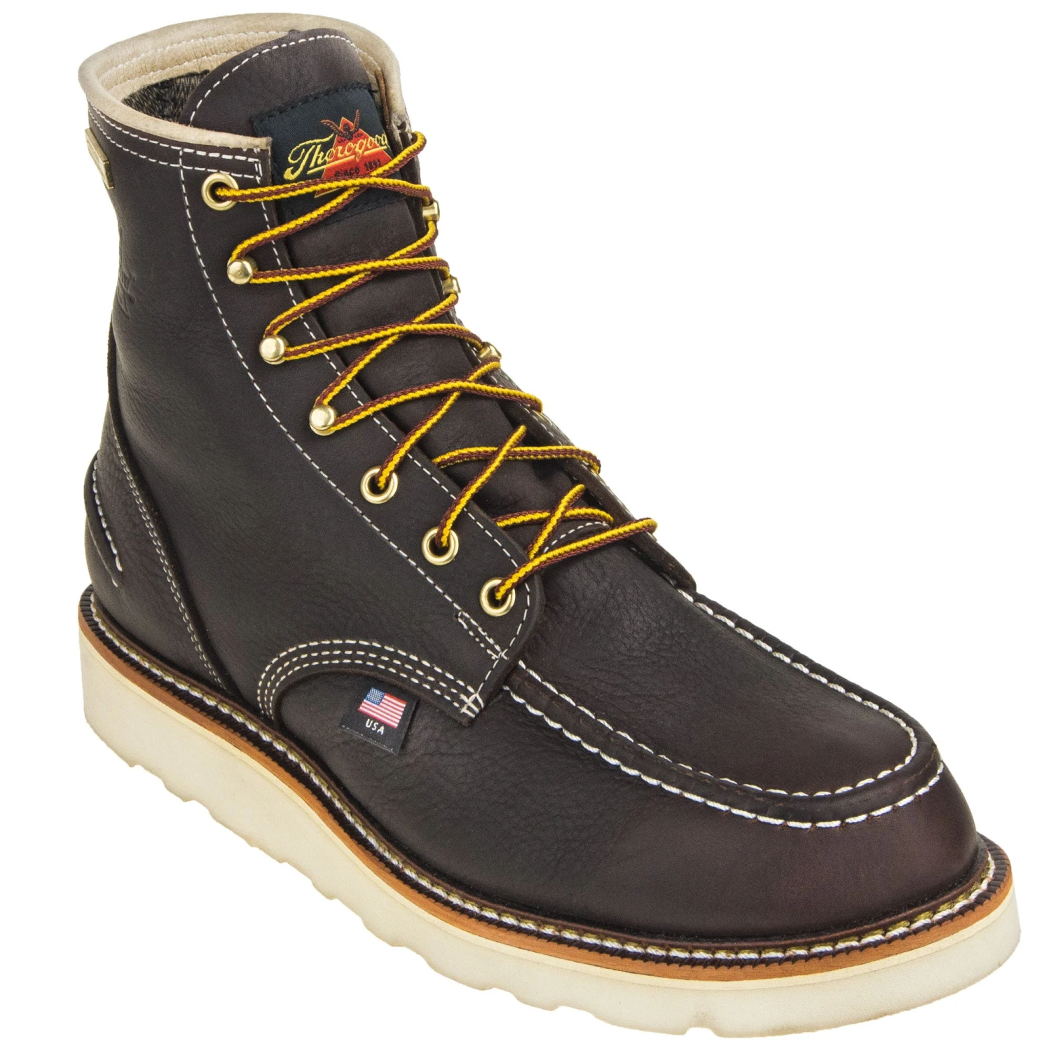 Thorogood Boots: Men's 814 3600 American Heritage Non Safety Moc Toe Work Boots 5 Thorogood Boots: Men's 814 3600 American Heritage Non Safety Moc Toe Work Boots - Image 3